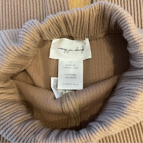 NWOT Missing You Already Knit Pants - Picture 3 of 8